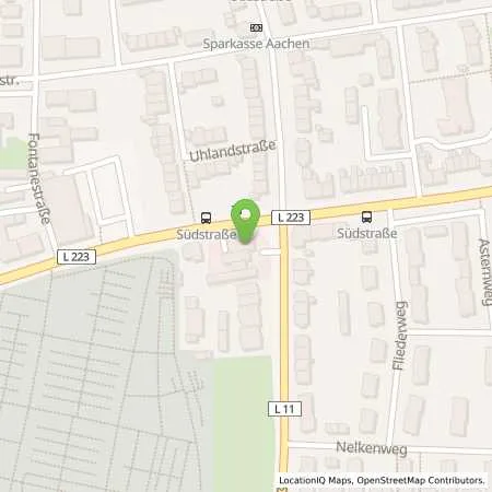 Standortübersicht der Tankstelle TotalEnergies Eschweiler in 52249 Eschweiler