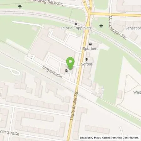 Standortübersicht der Tankstelle TotalEnergies Leipzig in 04155 Leipzig