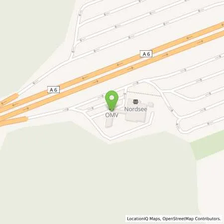 Standortübersicht der Tankstelle Aral Tankstelle, BAT KAMMERSTEINER LAND SÜD in 91126 Kammerstein