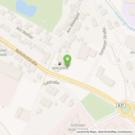 Standortübersicht der Tankstelle Tankpoint Kalkar in 47546 Kalkar