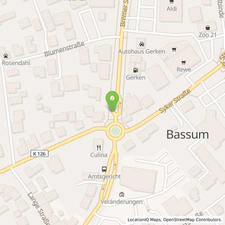 Standortübersicht der Benzin-Super-Diesel Tankstelle: star Tankstelle in 27211, Bassum