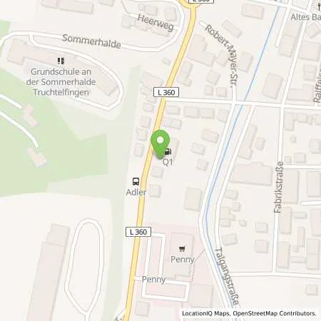 Standortübersicht der Tankstelle Albstadt, Konrad Adenauer Str. 62 in 72461 Albstadt