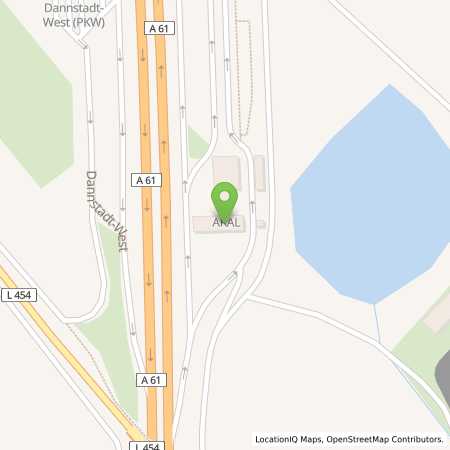 Standortübersicht der Benzin-Super-Diesel Tankstelle: Aral Tankstelle, BAT DANNSTADT OST in 67105, Schifferstadt