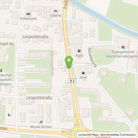 Standortübersicht der Tankstelle Aral Tankstelle in 77933 Lahr