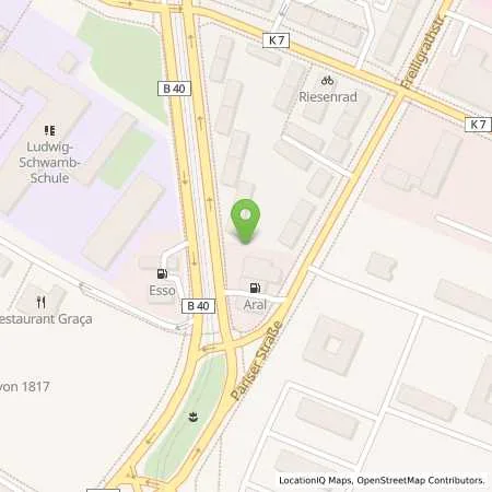 Standortübersicht der Tankstelle Aral Tankstelle in 55131 Mainz