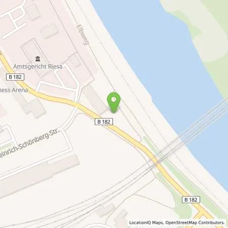 Standortübersicht der Tankstelle TotalEnergies Riesa in 01591 Riesa