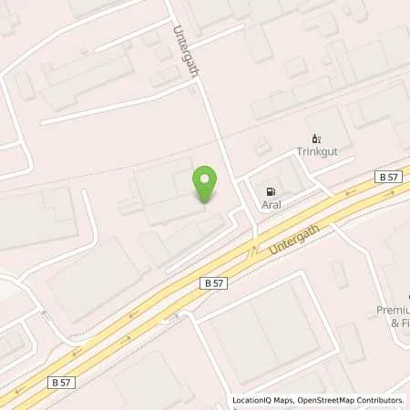 Standortübersicht der Tankstelle Aral Tankstelle in 47805 Krefeld