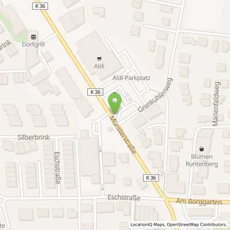 Standortübersicht der Tankstelle star Tankstelle in 48167 Münster