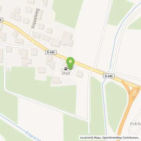 Standortübersicht der Tankstelle Shell Noerten-Hardenberg Obere Dorfstr. 1 in 37176 Noerten (Hardenberg)