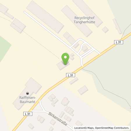 Standortübersicht der Benzin-Super-Diesel Tankstelle: Raiffeisen-Warengenossenschaft Tangerhütte eG in 39517, Tangerhütte