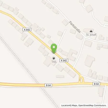 Standortübersicht der Tankstelle TAS Kreiensen in 37574 Kreiensen