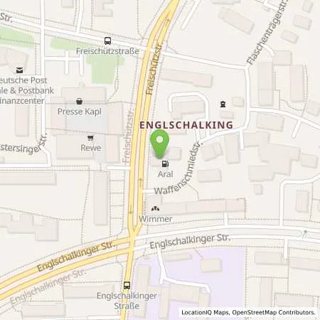 Standortübersicht der Tankstelle Aral Tankstelle in 81927 München