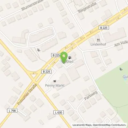 Standortübersicht der Tankstelle Shell Marl Breite Str. 47 in 45768 Marl