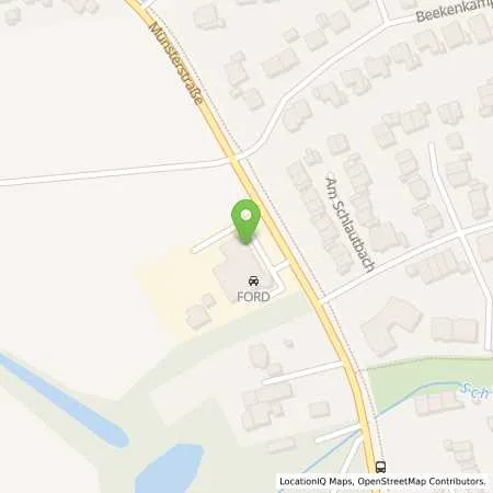 Standortübersicht der Tankstelle Schulze Schleithoff GmbH in 48329 Havixbeck