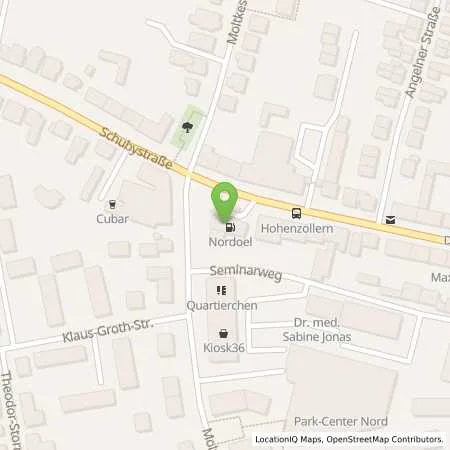 Standortübersicht der Tankstelle Walter Röpcke in 24837 Schleswig