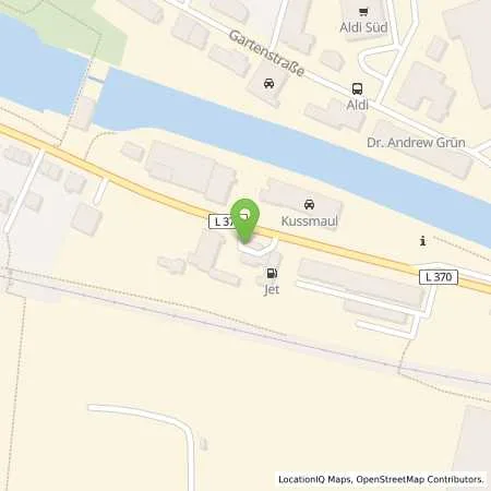 Standortübersicht der Tankstelle JET ROTTENBURG TUEBINGER STR. 60 in 72108 ROTTENBURG