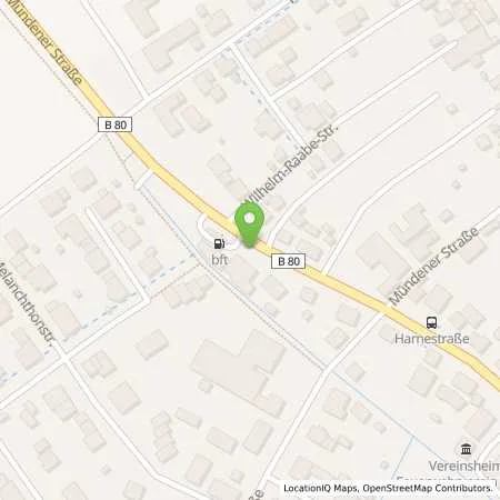 Standortübersicht der Tankstelle bft-Tankstelle Hauer in 34359 Reinhardshagen