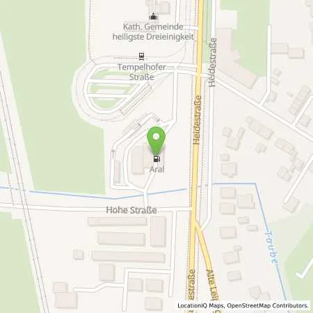 Standortübersicht der Tankstelle Aral Tankstelle in 06849 Dessau