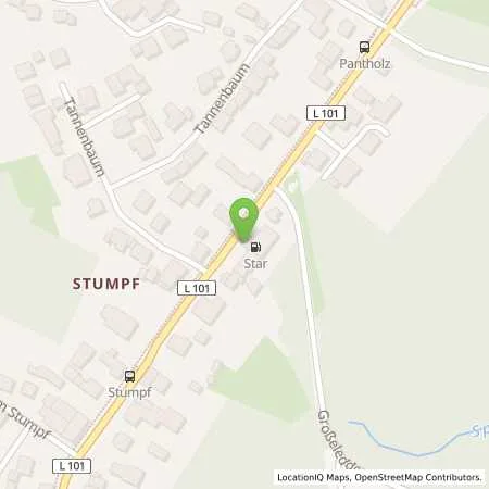 Standortübersicht der Tankstelle star Tankstelle in 42929 Wermelskirchen