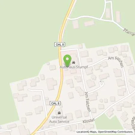 Standortübersicht der Tankstelle AVIA Tankstelle in 87675 Rettenbach am Auerberg