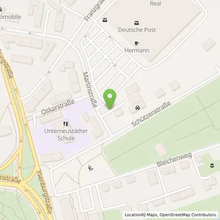 Standortübersicht der Tankstelle Supermarkt-Tankstelle KASSEL FRANZGRABEN 40 in 34125 KASSEL