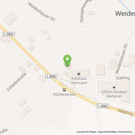Standortübersicht der Benzin-Super-Diesel Tankstelle: Bft - Tankstelle Herrmann in 35075, Gladenbach - Weidenhausen