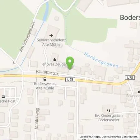 Standortübersicht der Tankstelle Markenfreie TS Kehl-Bodersweier in 77694 Kehl (Bodersweier)