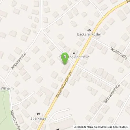 Standortübersicht der Tankstelle Esso Tankstelle in 93158 TEUBLITZ