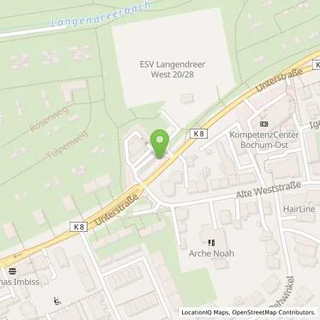 Standortübersicht der Tankstelle Access Bochum in 44892 Bochum