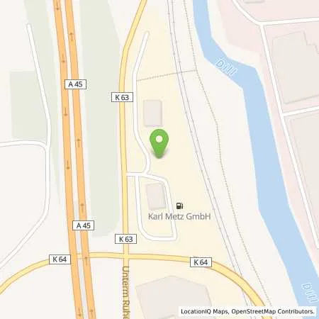 Standortübersicht der Tankstelle SB Wasch & Tank GmbH & Co. KG in 35764 Sinn