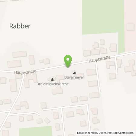 Standortübersicht der Benzin-Super-Diesel Tankstelle: Tankstelle Bad Essen-Rabber in 49152, Bad Essen-Rabber