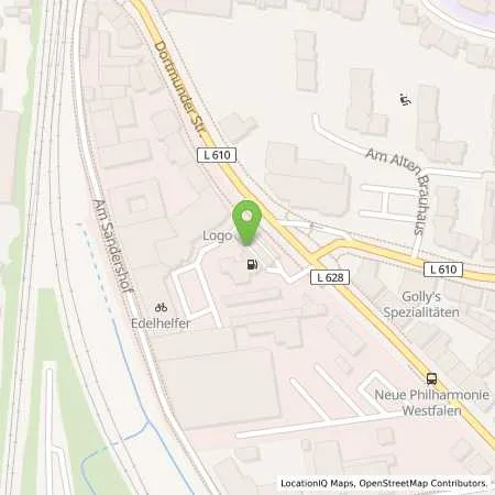 Standortübersicht der Tankstelle Aral Tankstelle in 45665 Recklinghausen