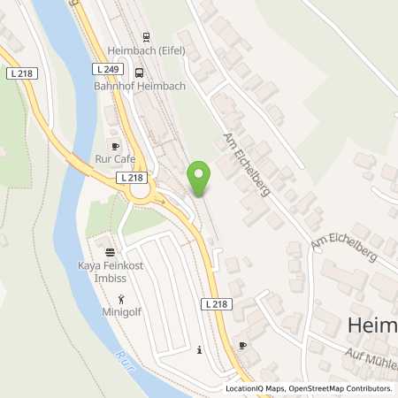 Standortübersicht der Benzin-Super-Diesel Tankstelle: Aral Tankstelle in 52396, Heimbach