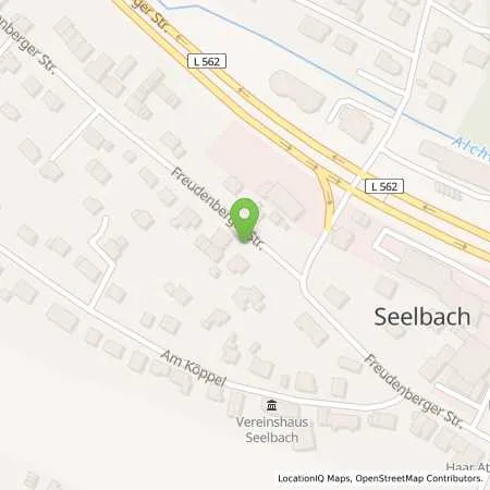 Standortübersicht der Tankstelle SIEGEN, FREUDENBERGER STR in 57072 Siegen