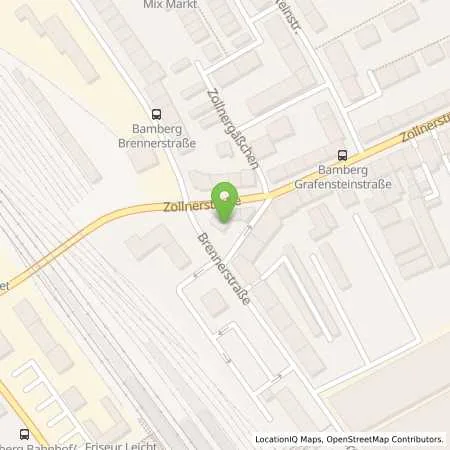 Standortübersicht der Tankstelle Tankcenter Bamberg in 96052 Bamberg