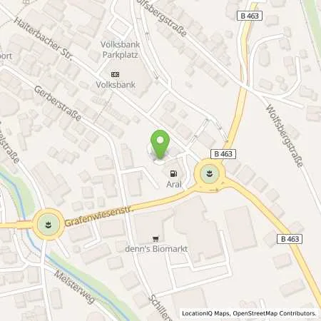 Standortübersicht der Tankstelle Aral Tankstelle in 72202 Nagold