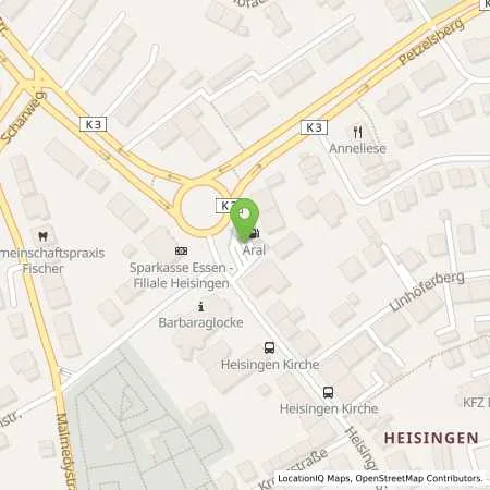 Standortübersicht der Tankstelle Aral Tankstelle in 45259 Essen