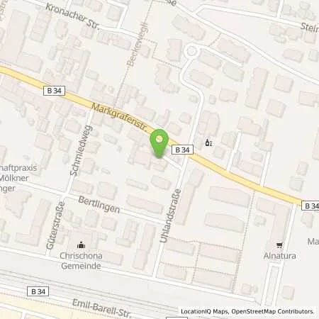 Standortübersicht der Tankstelle Esso Tankstelle in 79639 GRENZACH-WYHLEN