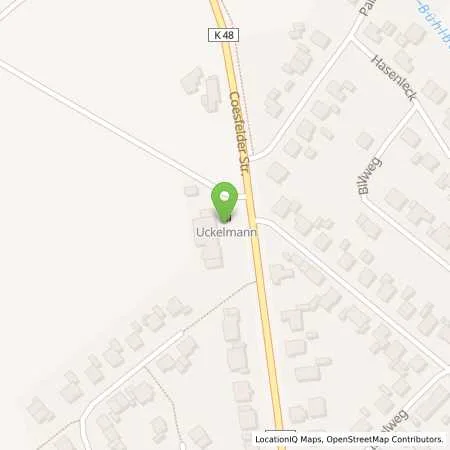 Standortübersicht der Tankstelle Aral Tankstelle in 48653 Coesfeld