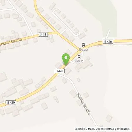 Standortübersicht der Tankstelle Shell Konken Hauptstr. 1 in 66871 Konken