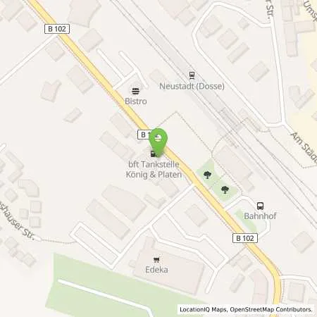 Standortübersicht der Tankstelle Autocenter König& Platen in 16845 Neustadt/Dosse