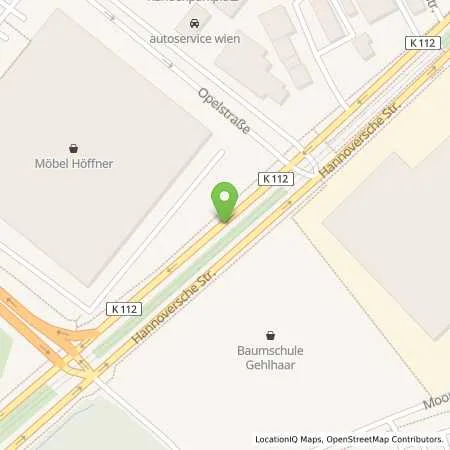 Standortübersicht der Tankstelle Supermarkt-Tankstelle HANNOVER VARRELHEIDE 210 in 30657 HANNOVER