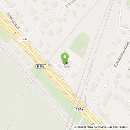 Standortübersicht der Tankstelle Star Tankstelle in 12527 Berlin