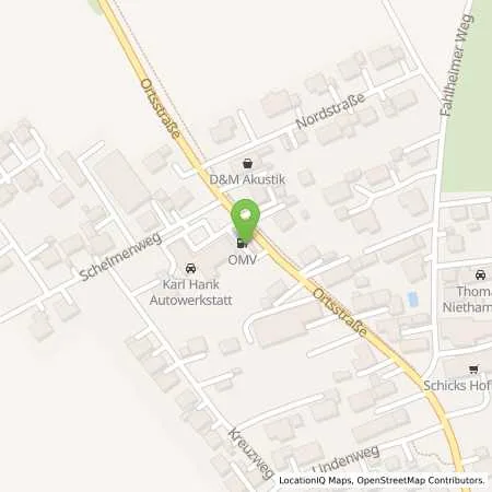 Standortübersicht der Tankstelle Nersingen Ortsstrasse 35 in 89278 Nersingen