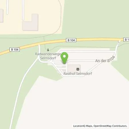 Standortübersicht der Tankstelle Esso Tankstelle in 23923 Selmsdorf
