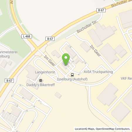 Standortübersicht der Benzin-Super-Diesel Tankstelle: AVIA Tankstelle in 46419, Isselburg
