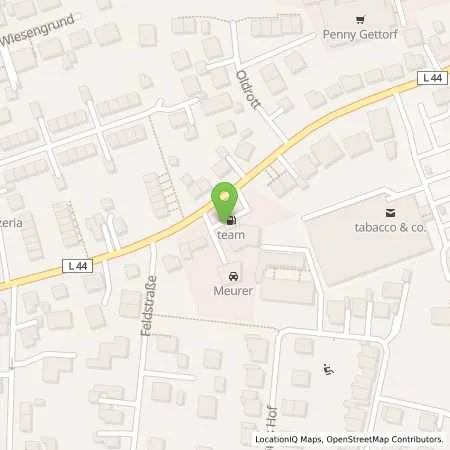 Standortübersicht der Tankstelle Gettorf (24214), Hasselrott 11 in 24214 Gettorf