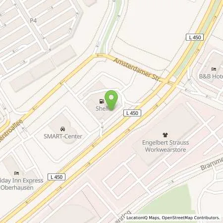 Standortübersicht der Tankstelle Shell Oberhausen Centroallee 262 in 46047 Oberhausen