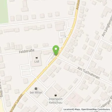 Standortübersicht der Tankstelle Tankcenter Korbach in 34497 Korbach