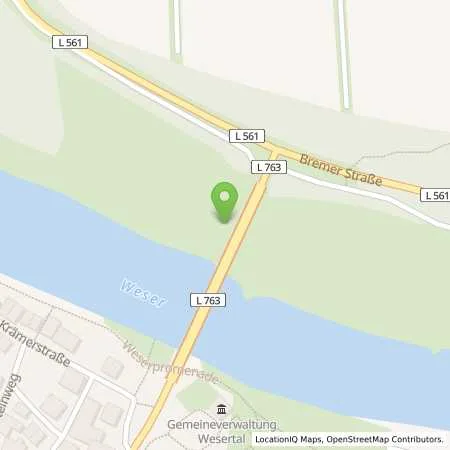 Standortübersicht der Tankstelle star Tankstelle in 34399 Wesertal